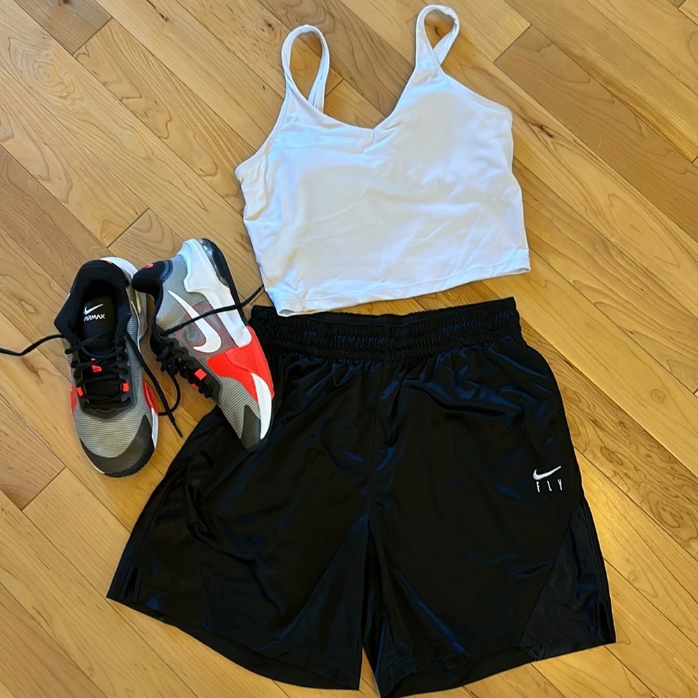 Black Nike Dri-fit basketball shorts. Women’s